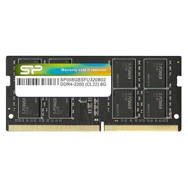 Silicon Power DDR4 8GB 3200MHz SODIMM Laptop RAM - Upgrade Your Notebook Memory!