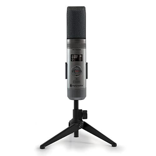 Buy Singing Machine SMM2097 USB Condenser Microphone for Podcasting, Streaming & Gaming - Professional Quality in Black