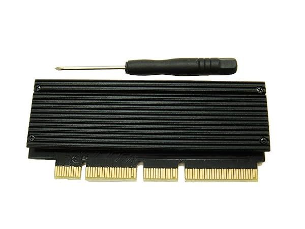 Sintech NVME PCIe M.2 to PCIe X4/X16 Adapter Card with Heatsink for Samsung 960/970 EVO SSD