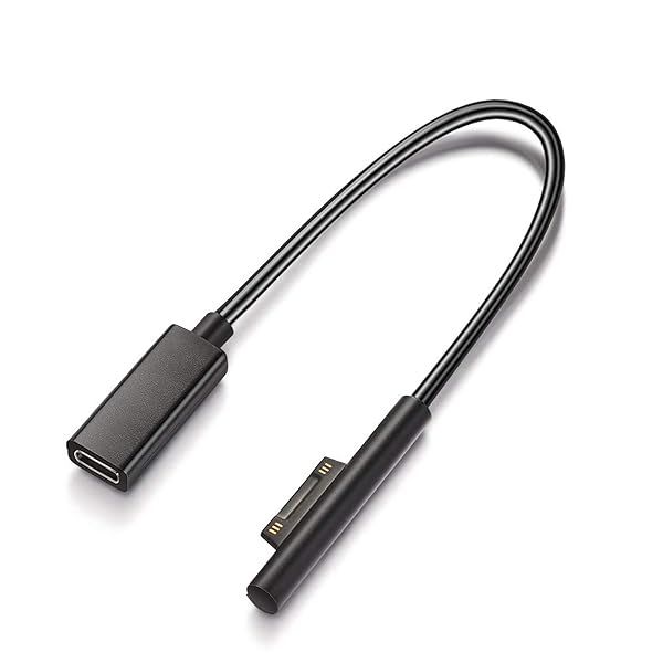 Buy Sisyphy 20cm USB-C Charging Cable for Microsoft Surface Pro 7/6/5/4/3 & Laptop - Fast Charging Compatible