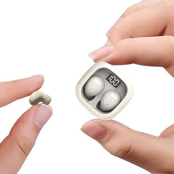 Smallest Invisible Mini Bluetooth Earbuds - Discreet, Waterproof, Perfect for Work & Sleep