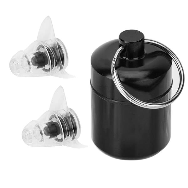 High Fidelity Sonew Ear Plugs - 27dB Noise Reduction for Concerts & Festivals (Black) - Ultimate Hearing Protection