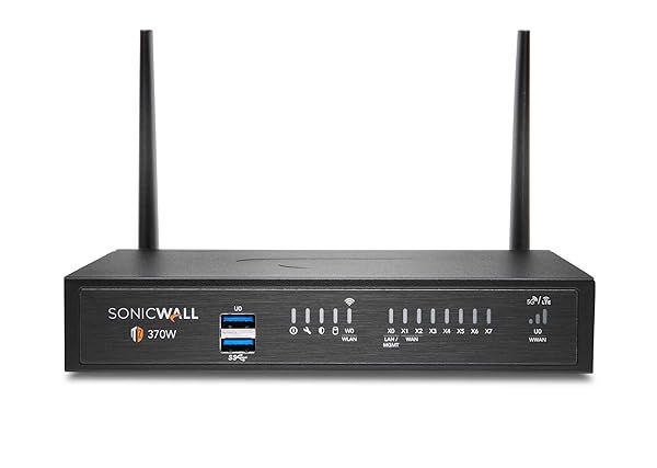SonicWall TZ370W Secure Upgrade Plus: 3YR Essential Edition Next-Gen Firewall & Wireless Security Appliance