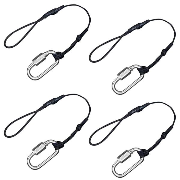 SourceTon 4-Pack Camera Tether Safety Strap for DSLR & Mirrorless Cameras - Secure Your Gear!