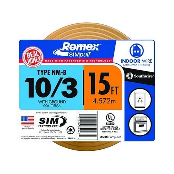 Buy Southwire 63948427 Non-Metallic Wire with Ground - Durable & Reliable Electrical Solution