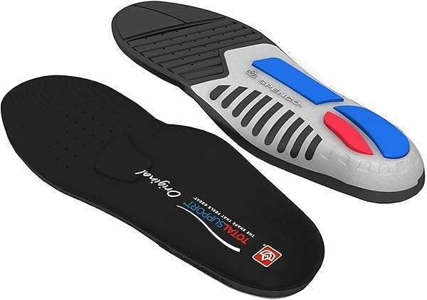 Spenco Total Support Original Insole for Men (Size 12-13.5) - Ultimate Comfort & Stability