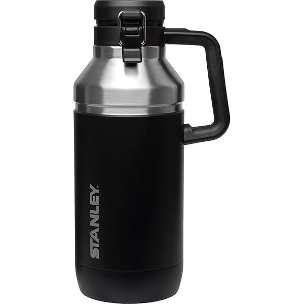 Stanley Go Growler 64oz: Insulated Stainless Steel Beer Growler for 24H Cold & 4D Ice Retention