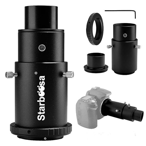 Starboosa Telescope Camera Adapter for Nikon SLR - Prime-Focus & Eyepiece-Projection Photography