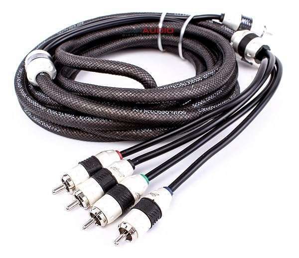 Stinger SI8412 12-Foot 4-Channel RCA Cable - Audiophile Grade Interconnect for Superior Sound Quality