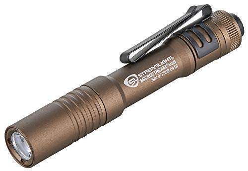 Streamlight 66609 MicroStream: 250-Lumen EDC Flashlight with USB Rechargeable Battery - Compact & Durable Coyote Box
