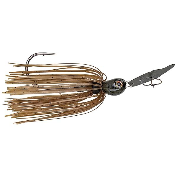 Strike King Thunder Cricket: Best Vibrating Swim Jig with Silver Blade & 4/0 Flipping Hook for Ultimate Fishing Success
