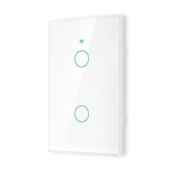 Highly Sensitive Touch Remote Switch for Google Voice Control - 2-Way AC (White) - Smart Home Solution