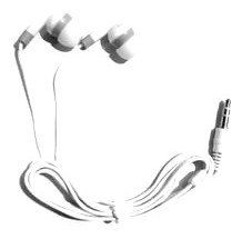 Bulk Earbuds Wholesale: 200 Pack Headphones for iPhone, Android & MP3 - White/Gray