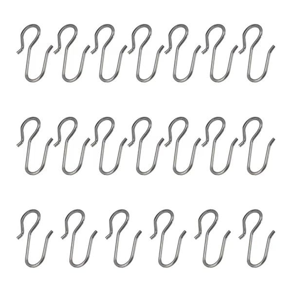 TIPIACE Heavy-Duty Curtain Tracks for Office & Living Room - 20 Hook Ceiling/Wall Mount Rails