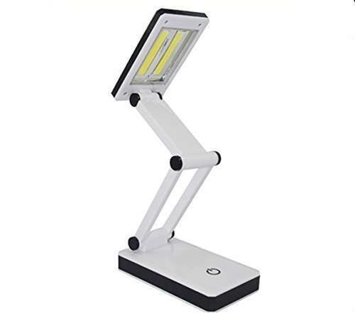 Tomol Super Bright COB LED Desk Lamp: Foldable, Touch Control, 3 Brightness Levels, USB & Battery Powered Travel Light