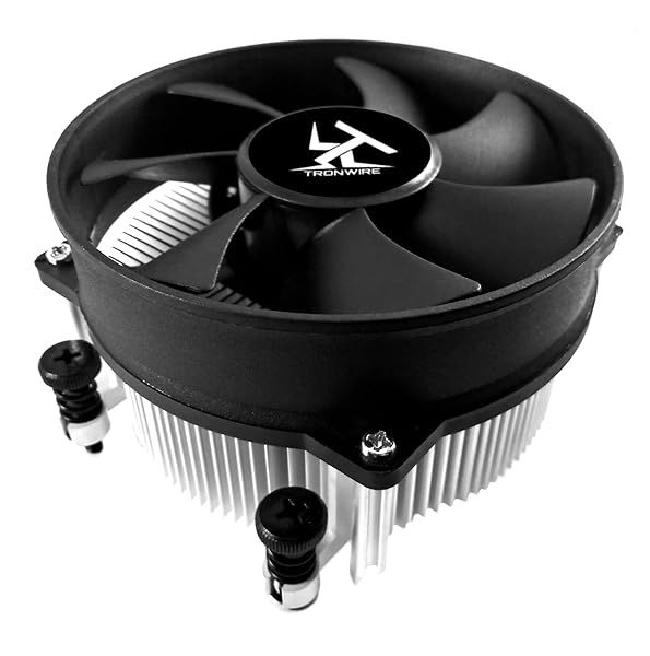 TRONWIRE TW-34 CPU Cooler: 92mm Aluminum Heatsink with 4-Pin PWM Fan for AMD AM5/AM4 - Pre-Applied Thermal Paste