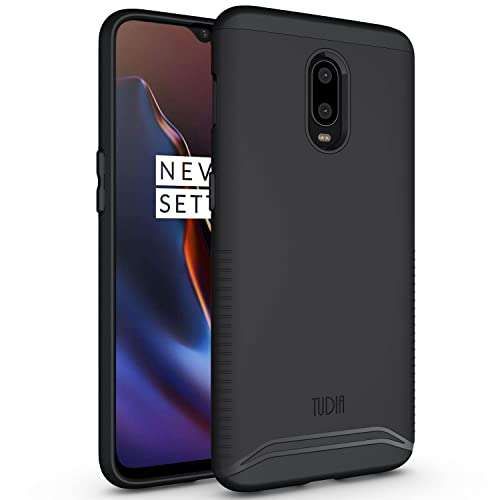 Buy TUDIA DualShield Case for OnePlus 6T - Heavy Duty Slim Dual Layer Protection in Matte Black