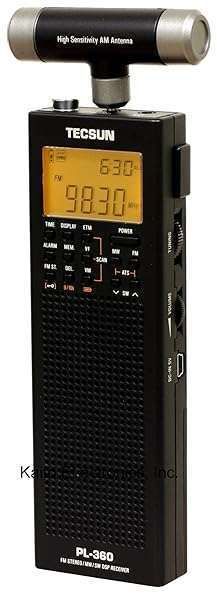 Buy Tecsun PL-360 Portable AM/FM Shortwave Radio - DSP Technology, Compact & High-Quality Sound