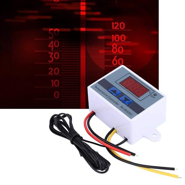 DC 12V Digital Temperature Controller & Humidity Thermostat for Hatching, Incubation & Air Conditioning