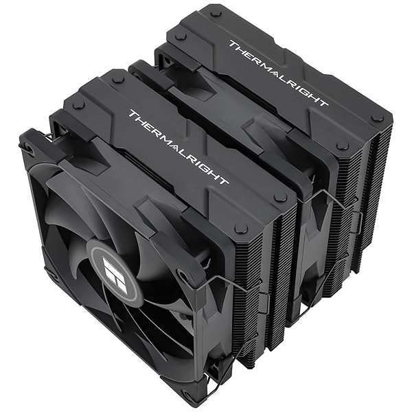 Thermalright Peerless Assassin 120 Black: Top CPU Air Cooler for AMD & Intel with 6 Heat Pipes & PWM Fan