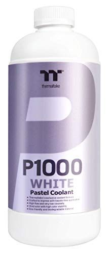 Thermaltake P1000 1000ml White Pastel Water Cooling Solution - Anti-Corrosion & Anti-Freeze for Optimal Performance