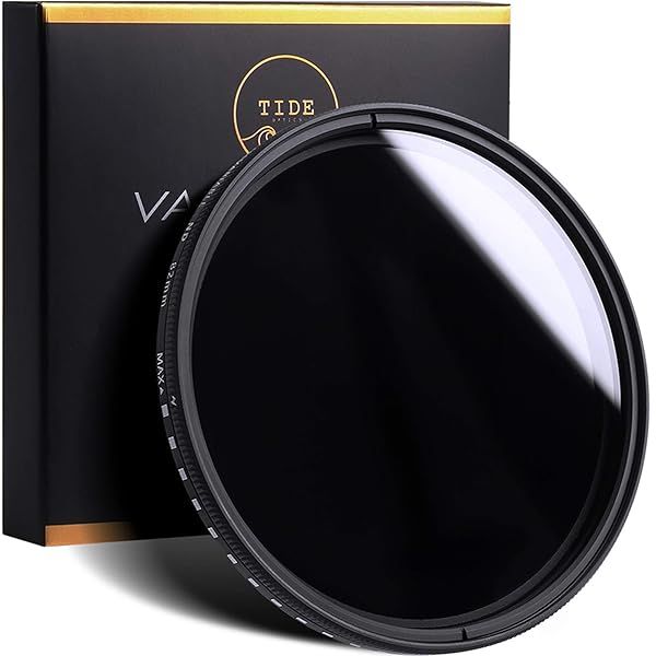 Enhance Your Photography with Tide Optics 62mm Variable ND Filter (ND2-ND400) - Perfect for Stunning Shots!