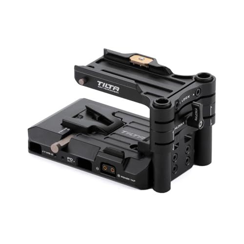 Tilta PD V Mount Battery Baseplate (ARCA) - Black | TA-BSP3-V-B for Ultimate Camera Support
