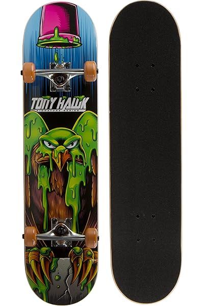 Tony Hawk 31-Inch Skateboard: Signature Series 2, 9-Ply Maple Deck for Cruising, Tricks & Downhill Fun