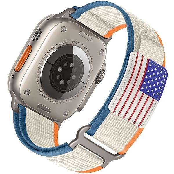 Trail Loop for Apple Watch Ultra Band 49mm 45mm 44mm 42mm iWatch Ultra 2 Band Women Men,Rugged Sport Strap Soft Nylon Wristband for Apple Watch Bands SE Series 9 8 7 6 5 4 3 2 1