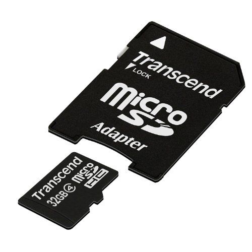 Transcend 32GB Class 4 microSDHC Card - Fast, Reliable Storage for Your Devices