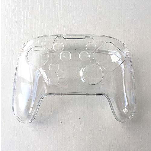 Transparent Hard Crystal Case for Nintendo Switch Pro Controller - Durable Protective Cover
