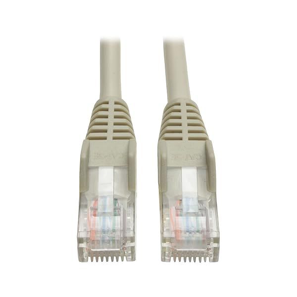 Tripp Lite 14-ft Cat5e 350MHz Snagless Patch Cable (RJ45 M/M) - Gray for Fast Networking