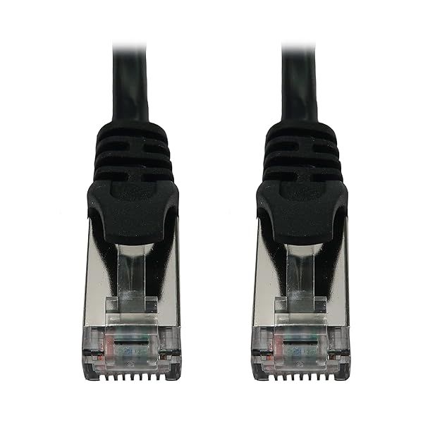 Tripp Lite Cat6a 10G Ethernet Cable 7ft - Snagless Slim STP RJ45 Network Patch Cable with Warranty