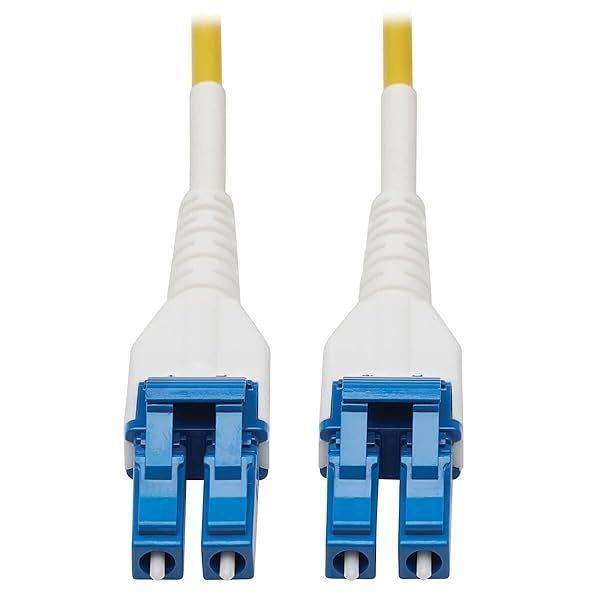 Tripp Lite 100 GbE Fiber Optic Cable 328ft Singlemode LC/LC Duplex OS2 Armored Yellow - High-Speed Networking Solution