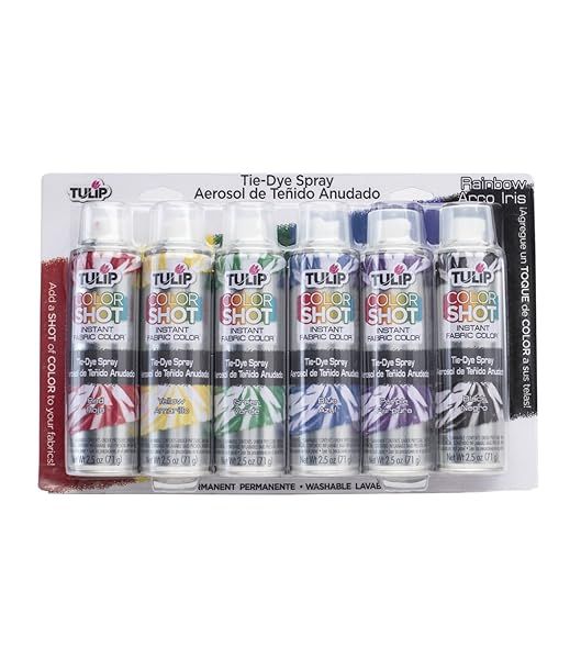 Vibrant Tulip Fabric Spray Paint: Multicolor Options for Creative DIY Projects