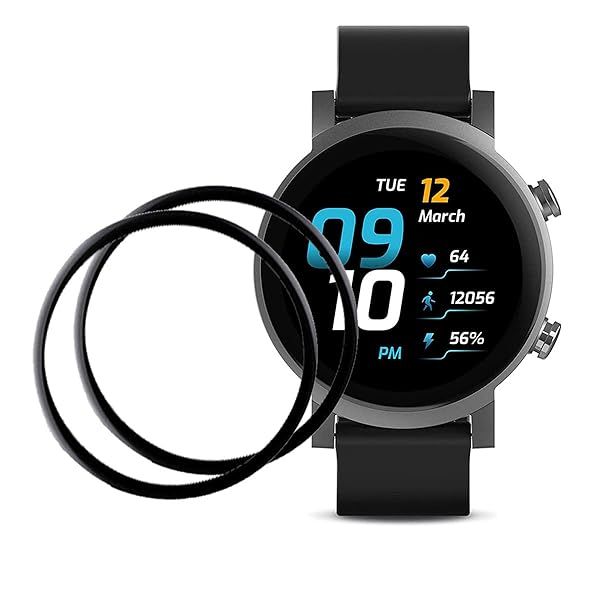 Premium Tznzxm Screen Protector for Ticwatch E3 - Full Coverage, Anti-Scratch, HD Clear PET Film