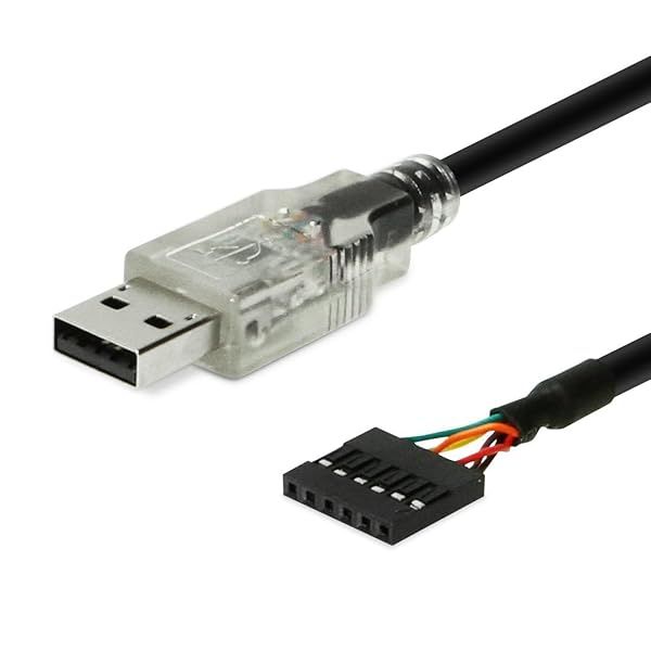 USB to 5V TTL Header FTDI TTL-232R-5V - Compatible with Windows 10 for Easy Serial Communication