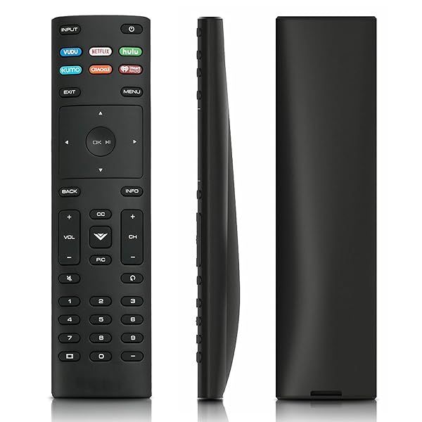 Universal Remote Control XRT136 for VIZIO Smart TVs: Hulu, Netflix, VUDU & More