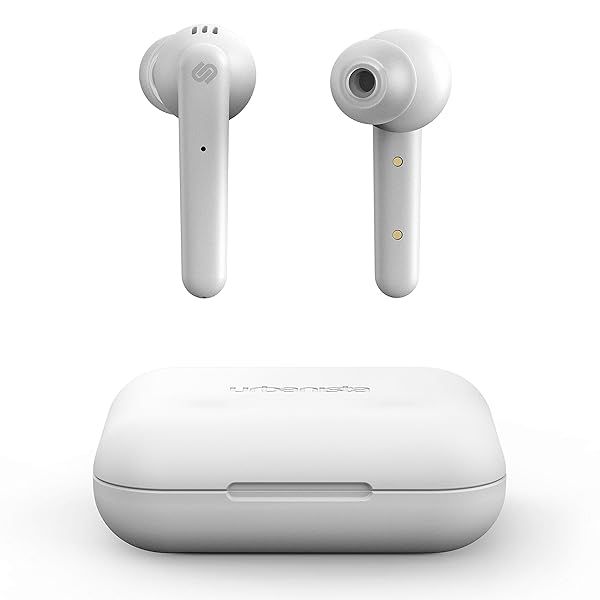 Urbanista True Wireless Earphones: 20H Playtime, Noise Cancelling, Bluetooth 5.0, Touch Controls - Compatible with Android & iOS