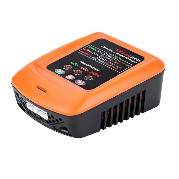VGEBY 25W 3A Balanced Charger for 2S/3S LiPo, LiFe & NiMH Batteries - US 110-240V Compatible