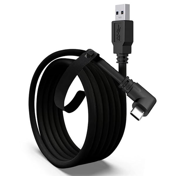 VakiReyy 10FT Link Cable for Oculus Quest 2 - High-Speed USB 3.0 Data Transfer & Charging for VR Gaming