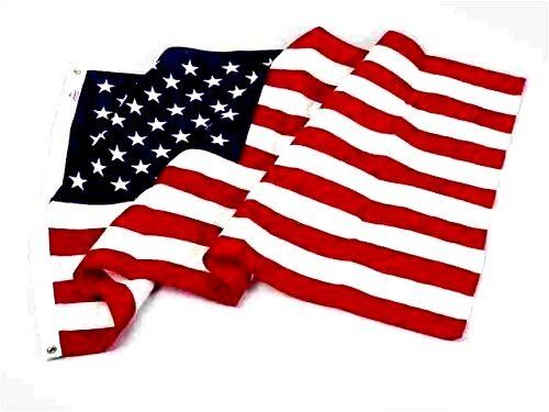 Valley Forge 4' x 6' Cotton US Flag - Embroidered Stars & Sewn Stripes for Durable Outdoor Display