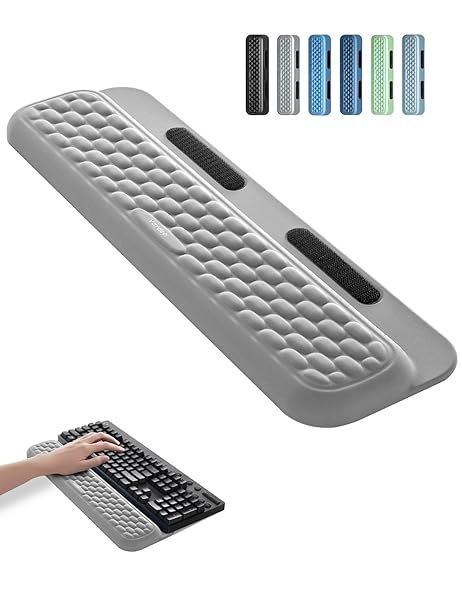 Vaydeer Ergonomic Keyboard Wrist Rest Pad - Soft Memory Foam for Pain Relief in Gaming & Office Work