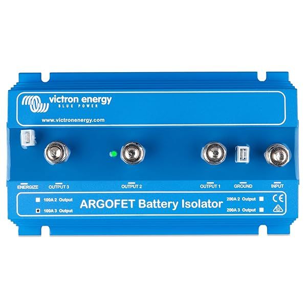 Victron Energy Argofet Battery Isolators 100-3AC: Efficient 3-Battery 100 Amp Solution