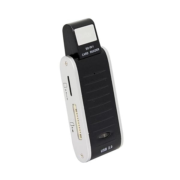 Vivitar 50-in-1 Card Reader (VIV-RW-5000-BLK) - Fast, Versatile & Compact Data Transfer Solution