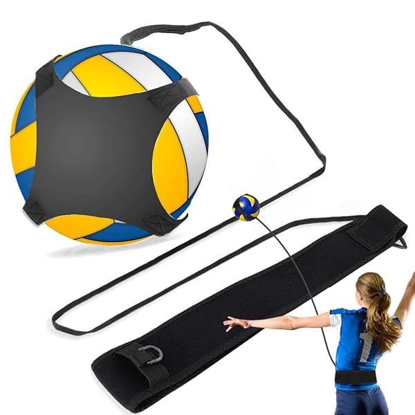 Adjustable Volleyball Training Equipment: Practice Rope for Serving, Spiking & Swinging