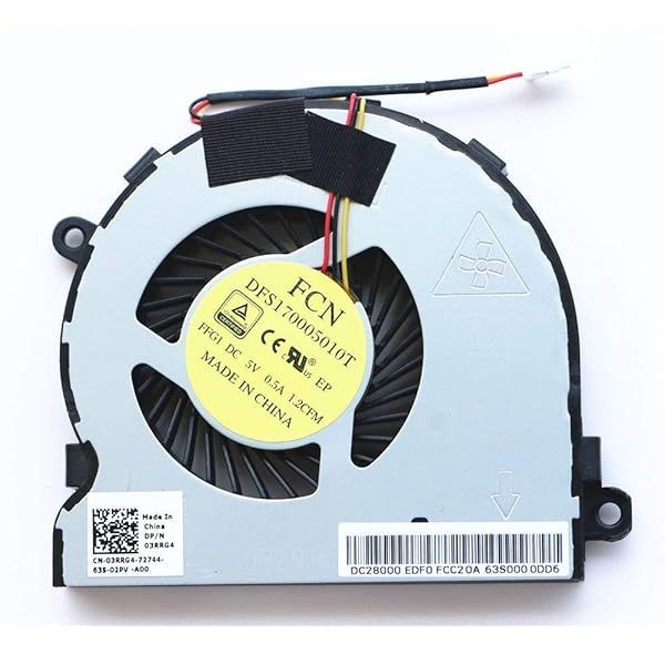 WEIMEI FENG Laptop CPU Cooling Fan for Dell Inspiron 15-3567 & 15-3562 - Model 03RRG4 Replacement