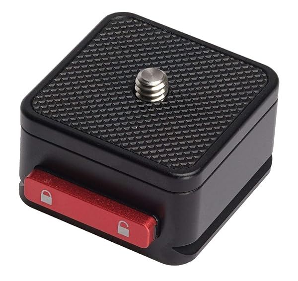 WEPOTO Quick Release Plate Tripod Adapter for Canon, Sony, Nikon & DJI - Fast Switching Mount for Stablizers