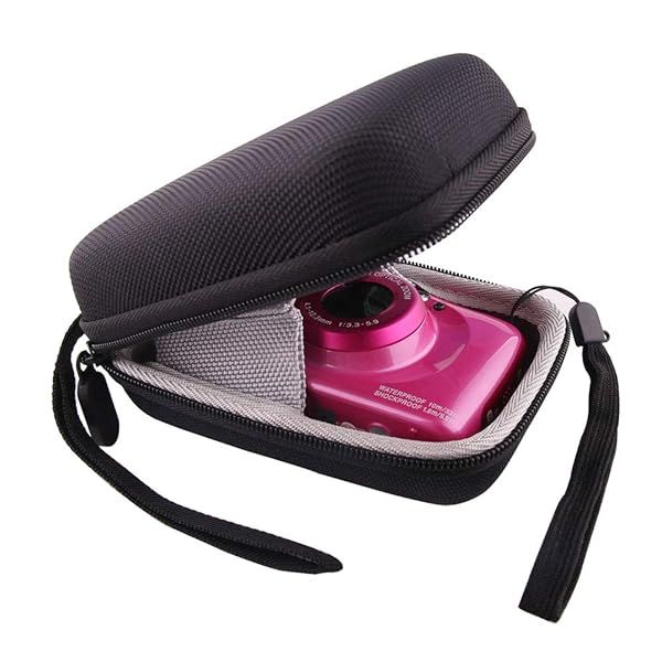 WERJIA Hard EVA Travel Case for Nikon COOLPIX A10/W100 - Durable, Large, Black Camera Protection