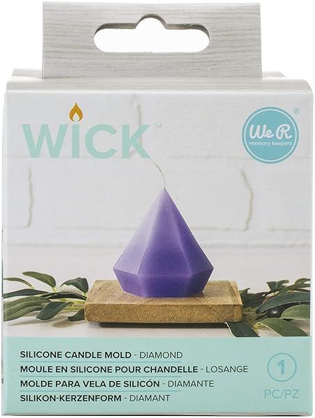 Shop We R Memory Keepers Candle Molds & Wicks - Diamond Design for Perfect Candles